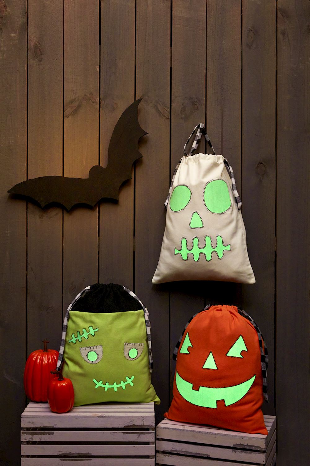 Halloween Glow Treat Bags