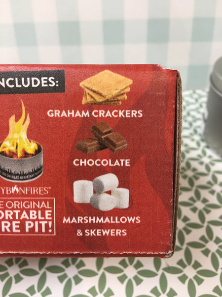 Portable fire pit & S’mores Night Pack Kit