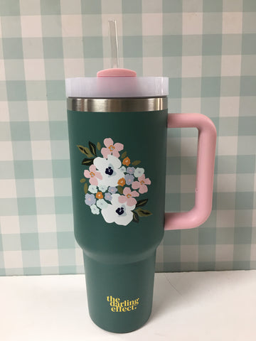 40 oz tumbler- jade