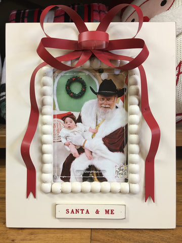 Santa and Me Frame