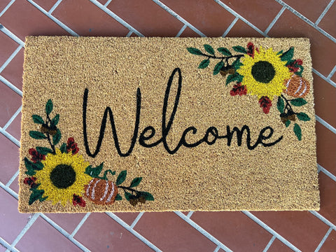 Welcome Fall Door Mat