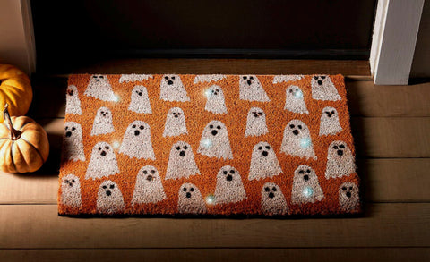 Lighted ghost door mat