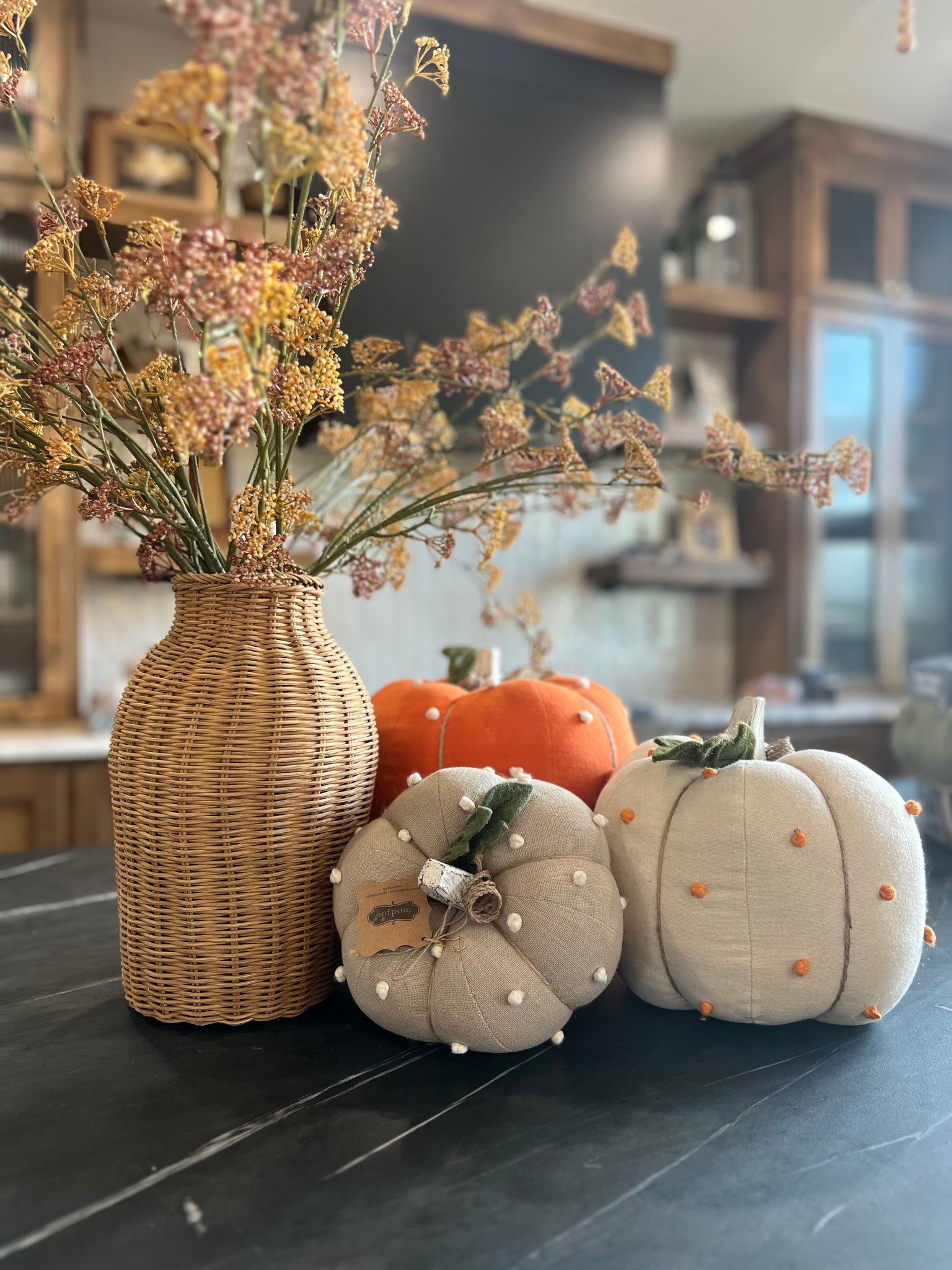 Dotted pumpkins