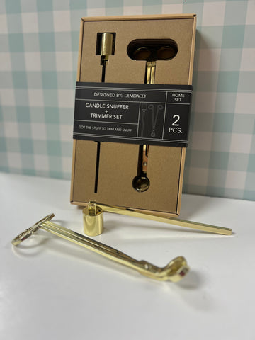 Candle Snuffer + Trimmer Set