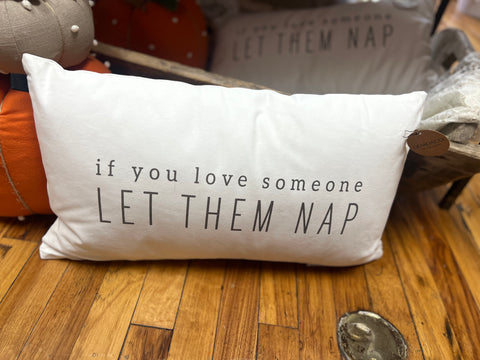 Let them nap pillow