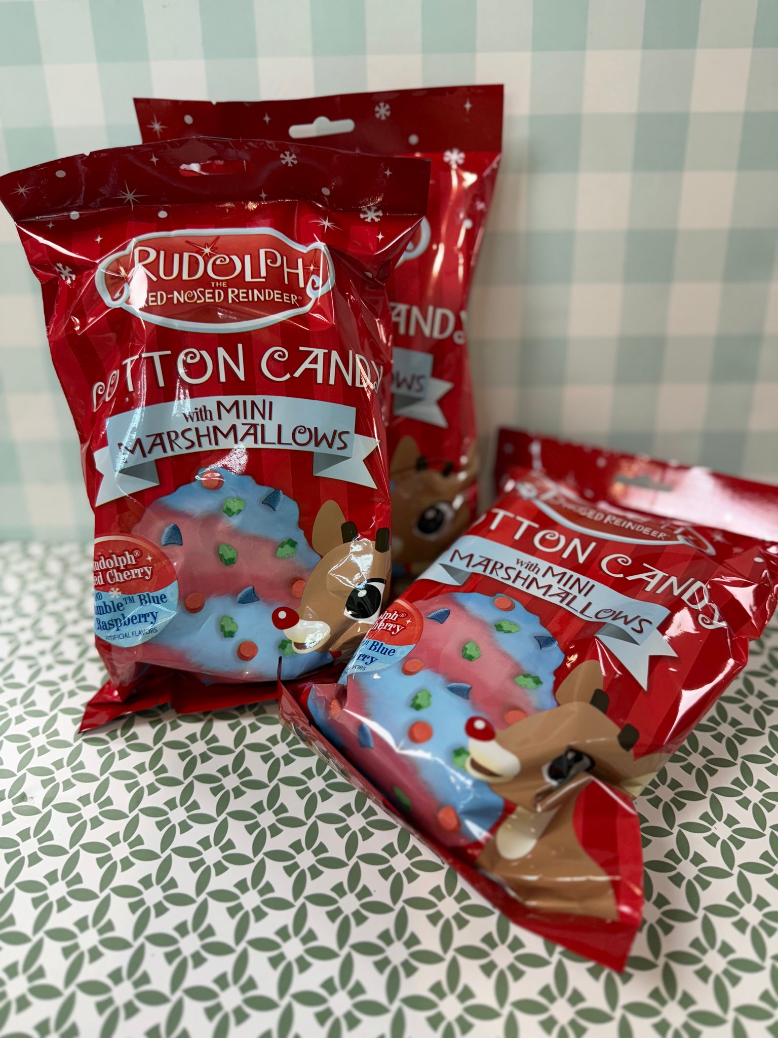 Rudolph cotton candy