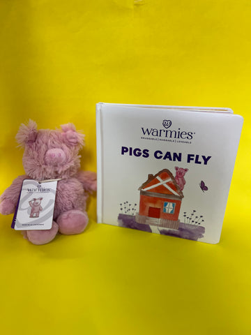 Pigs can fly Warmies Gift Set