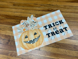 Trick or Treat DoorMat