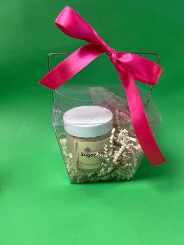 Birthday scrub & lip gloss gift set